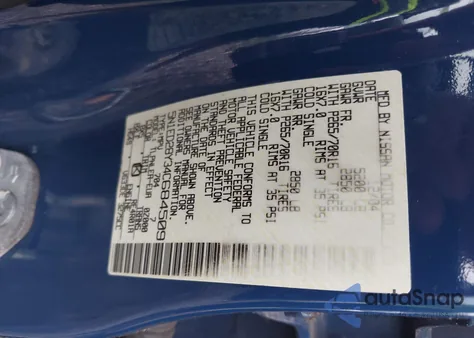 2004 Nissan Xterra Xe из США, поврежденный, VIN 5N1ED28Y34C684509